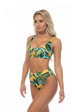 RIBBED ELASTIC BAND BIKINI SET