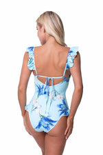 Blue One Piece Swimsuit For Women