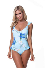 Blue One Piece Swimsuit For Women