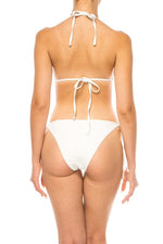 TWO PIECE OMBRE GLITTER SEQUINS BIKINI