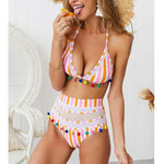 Two Pieces Color Ball Bikini