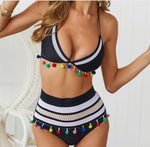 Two Pieces Color Ball Bikini