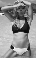 Havana Ruched Bikini Bottom w/ Neoprene