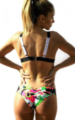 Havana Ruched Bikini Bottom w/ Neoprene