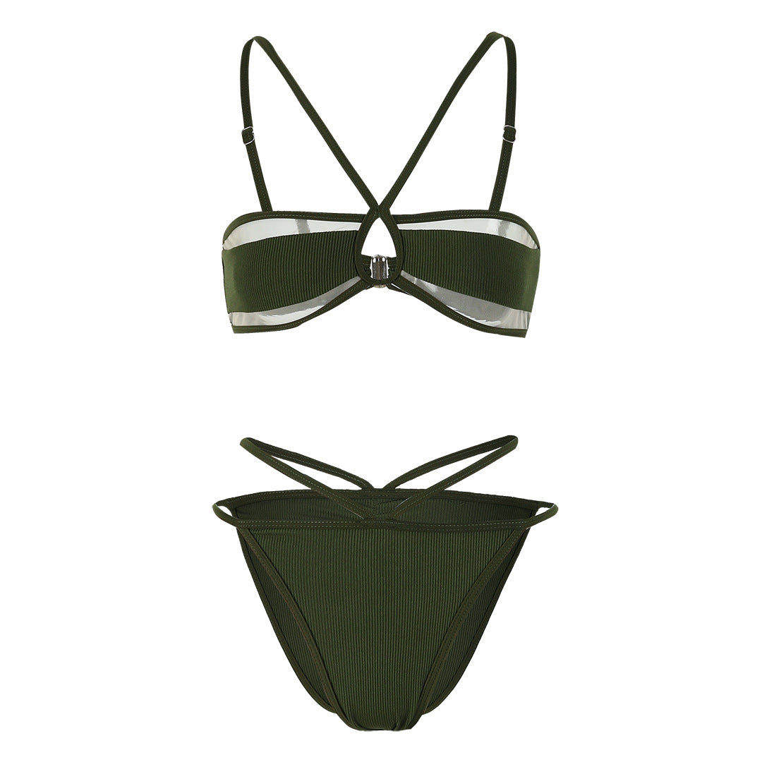 Miniature Solid Bikini Set