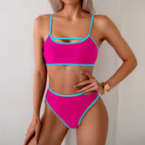 Color Block Bikini Set