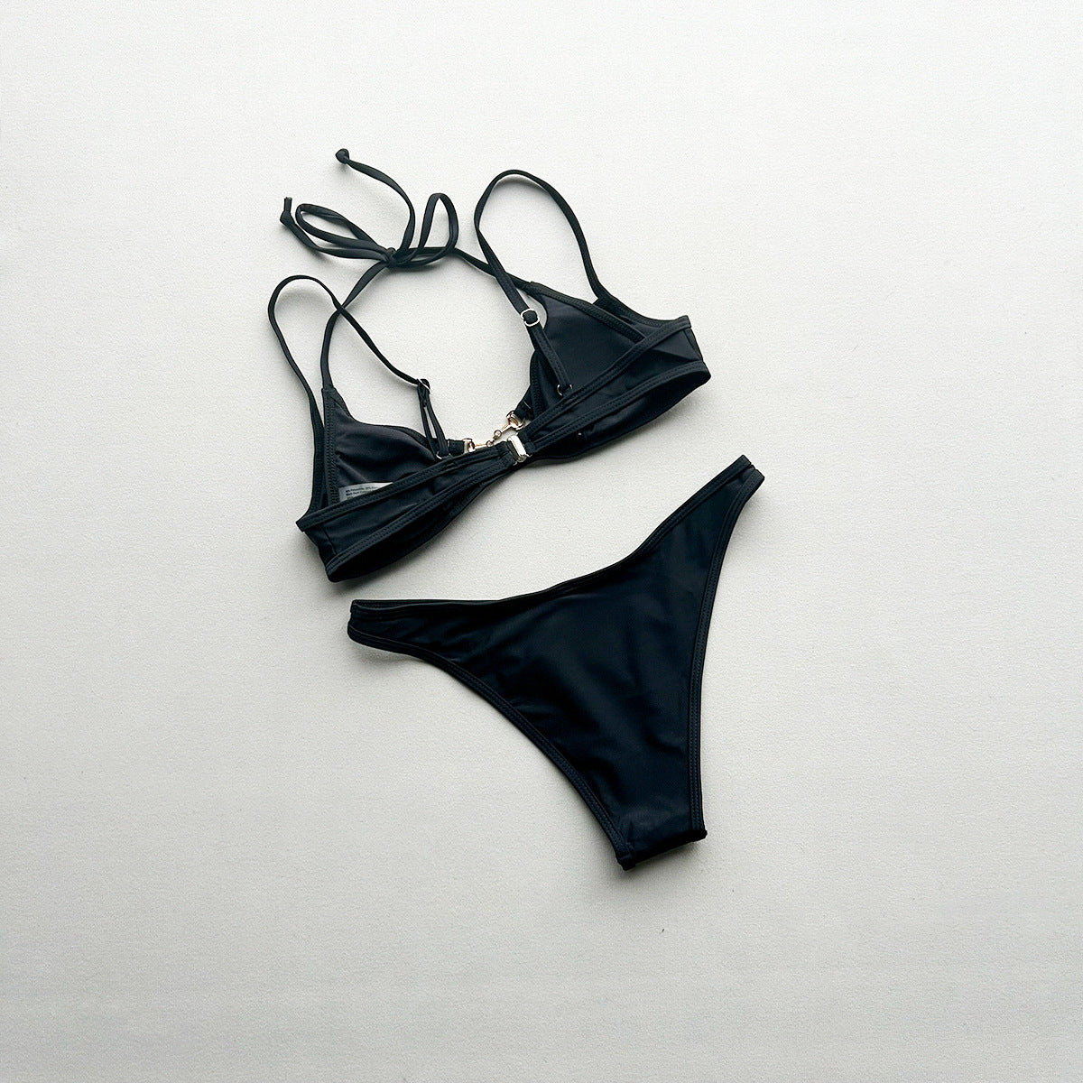 Solid Bikini Set