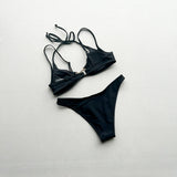 Solid Bikini Set