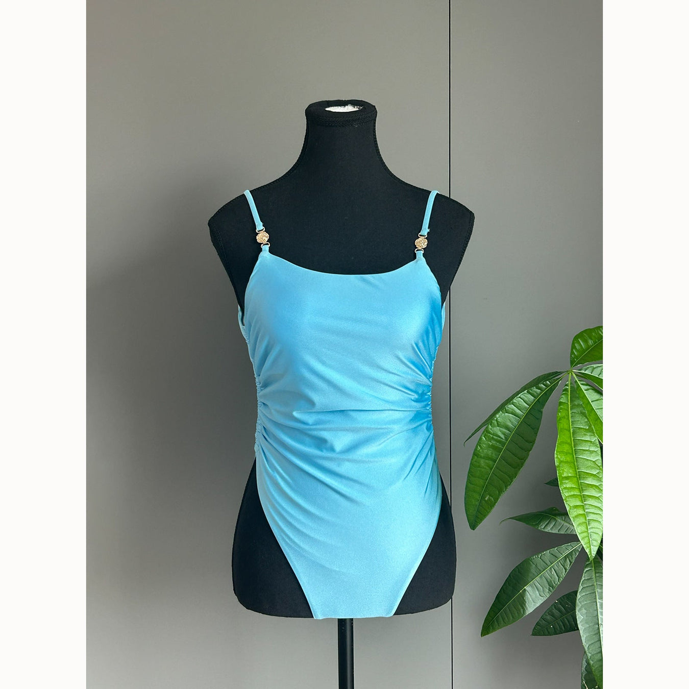 Solid Lady Bikini One Piece Swimsuit