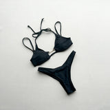 Solid Bikini Set