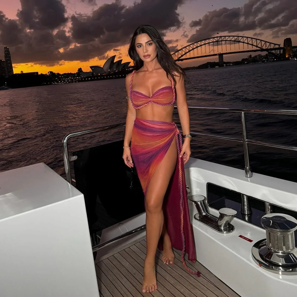Crochet Three Piece Swimsuit - Crochet Swimsuit for Women
