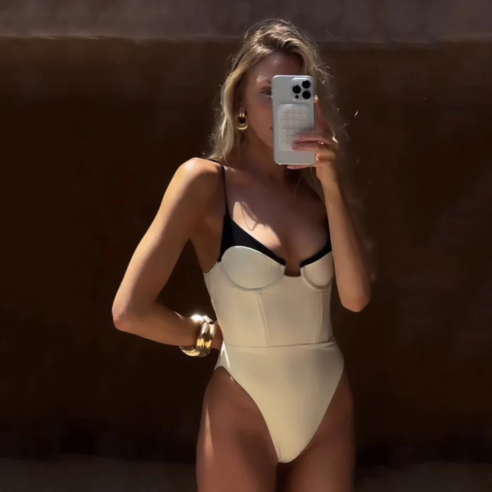 Azina One Piece Swimsuit - Swimsuit for Women - Premium Quality Swimwear