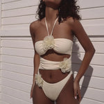 Floral One Piece Bikini - One Piece Swimsuit for Women - View 3