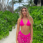 Crochet Three Piece Swimsuit - Crochet Swimsuit for Women - View 5