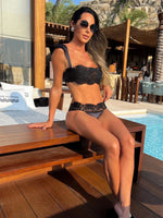 Black Three Piece Swimsuit For Women