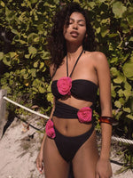 Floral One Piece Bikini - One Piece Swimsuit for Women - View 10