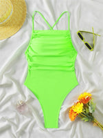 Lacy One Piece Swimsuit - Swimsuit for Women - View 10