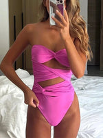 Tia Hollow Out One Piece Swimsuit