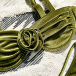Green Two Piece Swimsuit For Women