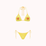 Tropical sally three piece Swimsuit