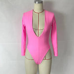 Pink Girl one piece swimsuit - Pink Swimsuit for Women - View 4