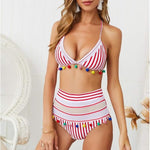 Two Pieces Color Ball Bikini