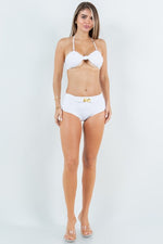 TWO PIECE FULL COVERAGE SEASHELL BIKINI