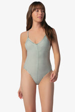 Mitered One-Piece - Red Bikini for Women - View 3 - Premium Quality Swimwear