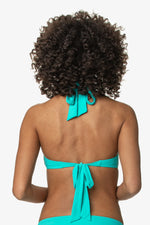 Swimsuit Halter Seafoam Aqua - Tortoise Halter Seafoam Aqua - View 2